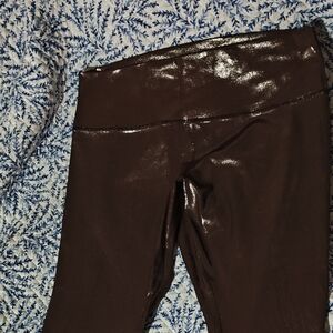 LuLu Lemon Glitter Brown Leggings Size 20